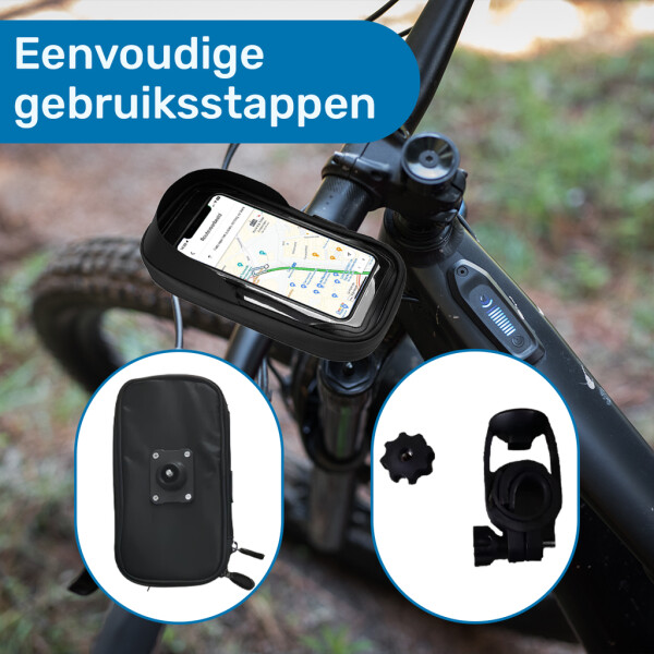 UFUZON Ishiva bicycle, scooter and motorcycle waterproof phone mount