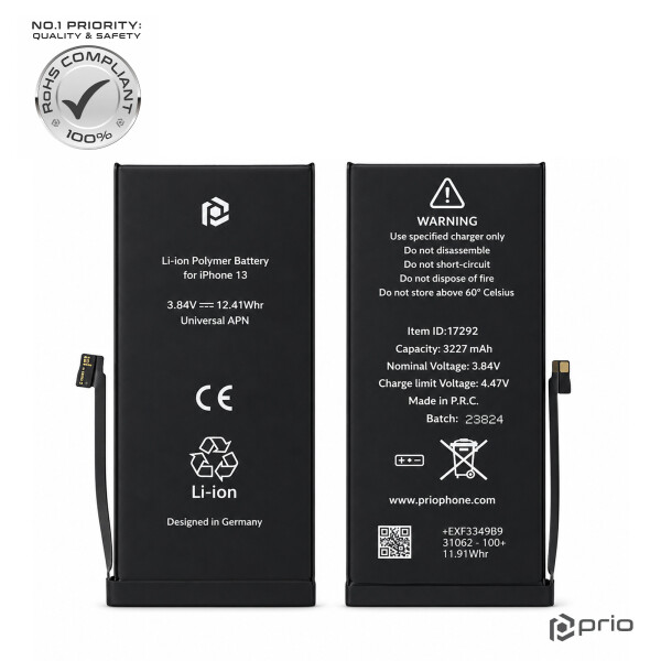 prio Batteria per iPhone 13 (APN universale)