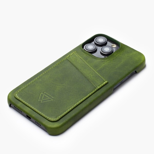 Wachikopa Full Wrap Lederhülle iPhone 13 Pro mit Kartenfächern