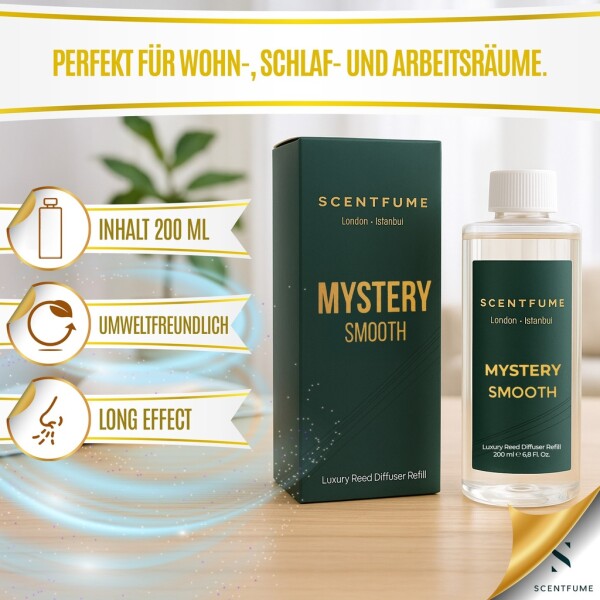 Scentfume® Reed Diffuser Refill 200 ml | Long-lasting room fragrance oil