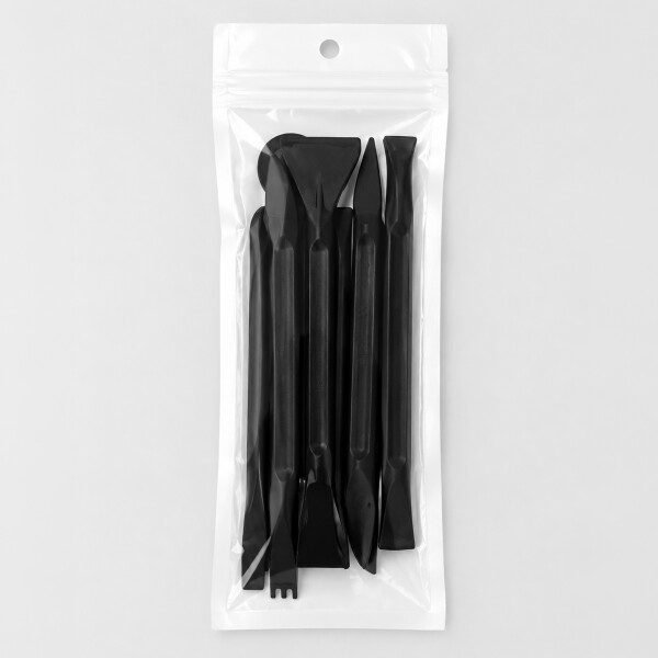 10 in 1 JF-857 Plastic Spudger Tools Set for iPhone/iPad/Laptops black