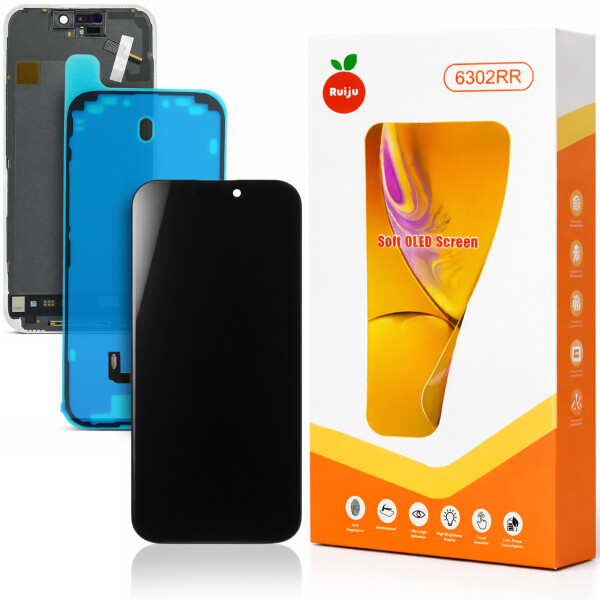 RJ Soft OLED (120Hz) Display Unit for iPhone 17 (with IC replacement)