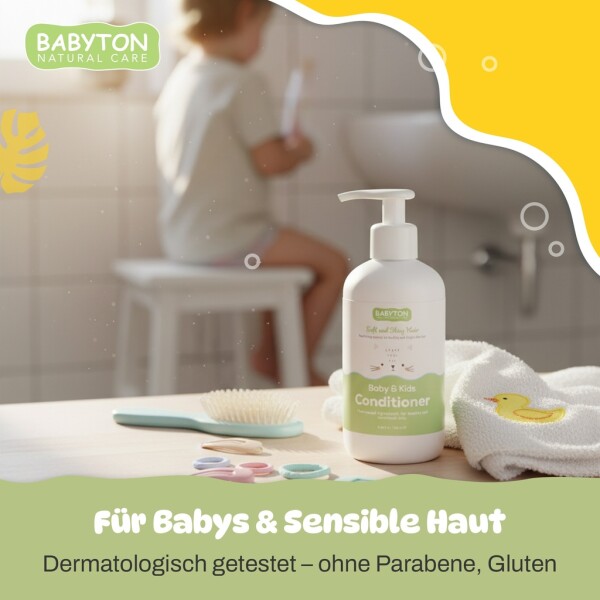 Babyton Baby & Kids Conditioner 250ml | Gentle, Nourishing, Organic & Vegan