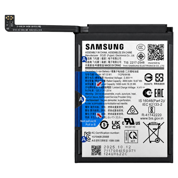 Baterie Samsung WT-S-W1 SM-A146P Galaxy A14 5G GH81-23314A (bez servisního boxu)