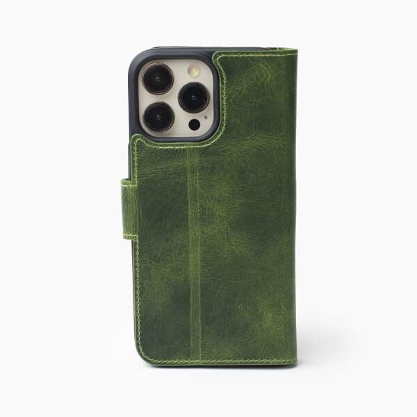 Wachikopa Leather Case for iPhone 13 Pro Max Card Slot & Stand Function