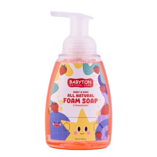 Babyton Naturalne mydło w piance dla dzieci 350 ml – delikatne i bez parabenów