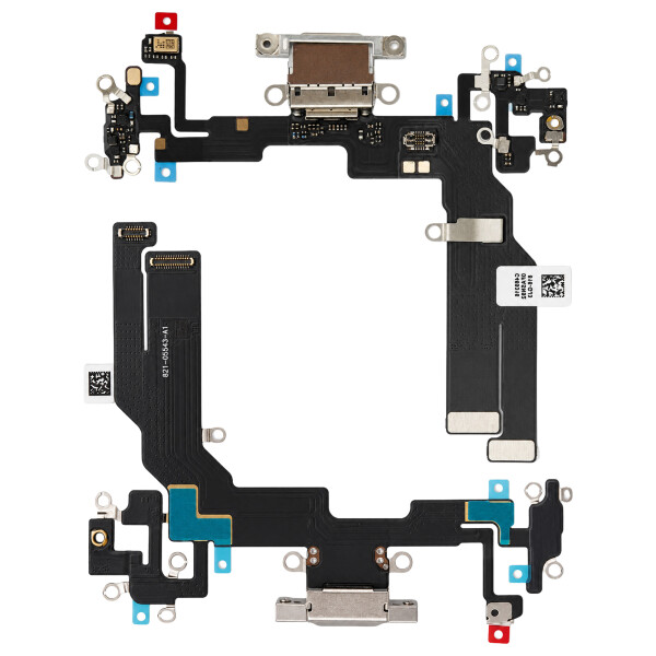 Charging Port Flex for iPhone 16e white