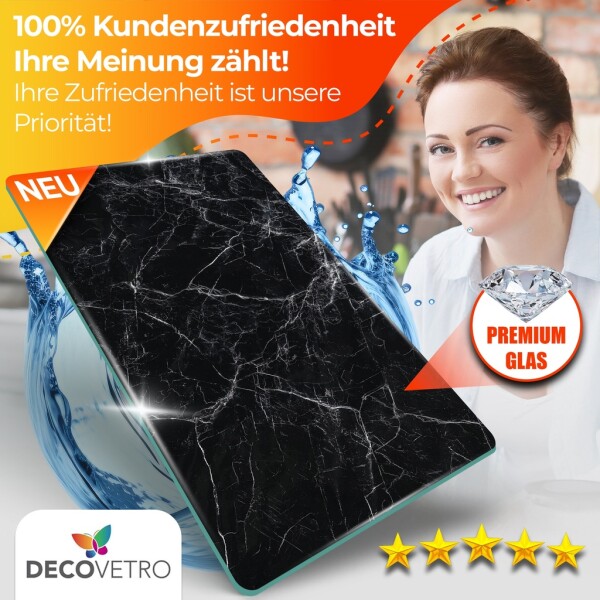 Decovetro Glass Cutting Board | 40x30cm | Glass Cutting Board | Easy to clean
