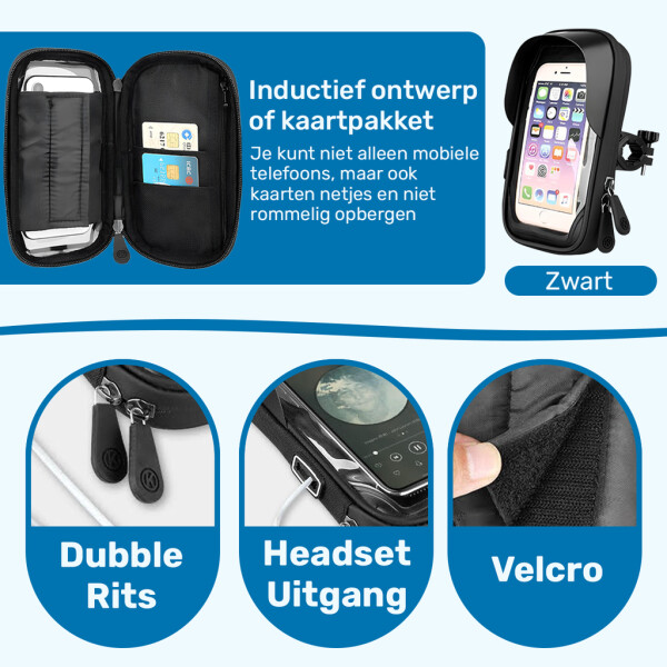 UFUZON Ishiva bicycle, scooter and motorcycle waterproof phone mount