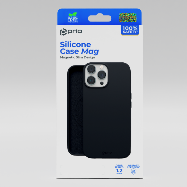 prio Liquid Silicone Case MAG for Samsung S26+ / S26 Plus black | Cover