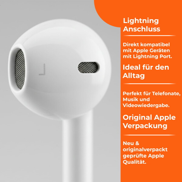 Apple EarPods with Lightning Connector white MWTY3ZM/A