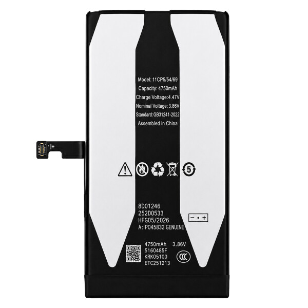 Diagnosable “Genuine” Battery for iPhone 15 Plus - 4750mAh