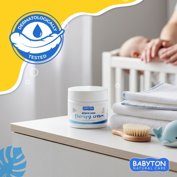 Babyton Atopic Skin Therapy Cream 100ml | Moisture for Sensitive Baby Skin
