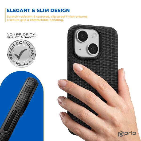 prio Protective Cover for iPhone 14 Plus (6.7in) black