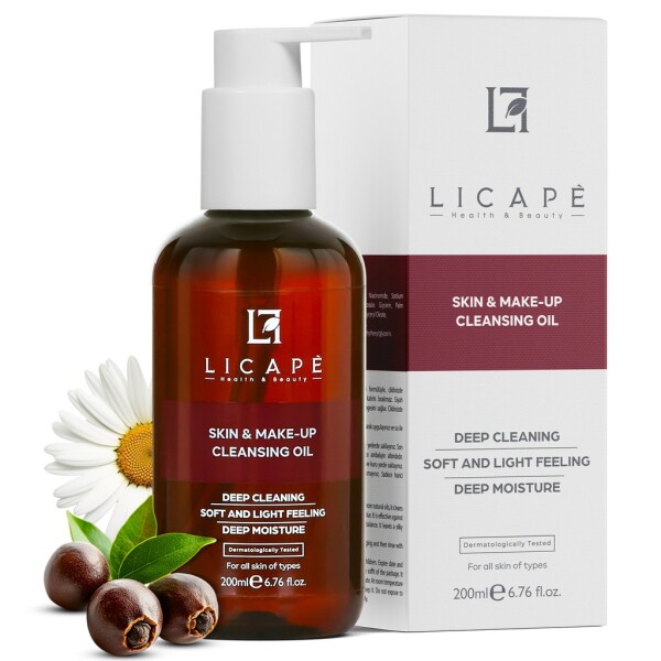 Licape® Facial Cleansing Oil | 200 ml | Makeup Remover & Facial Cleansing
