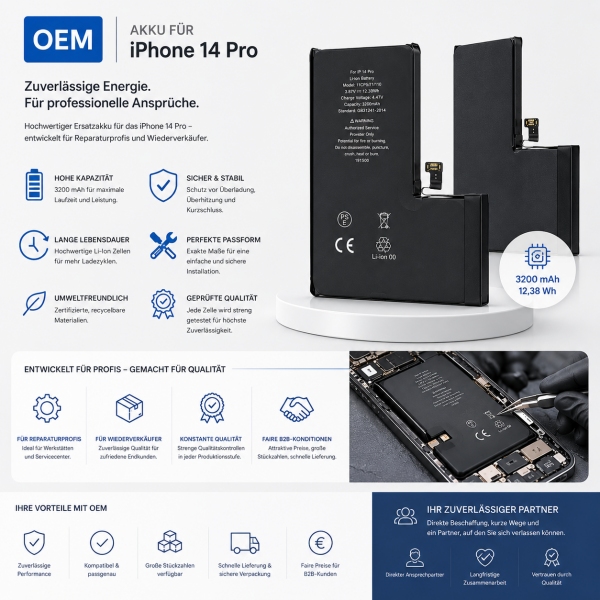 Batterie pour iPhone 14 Pro
