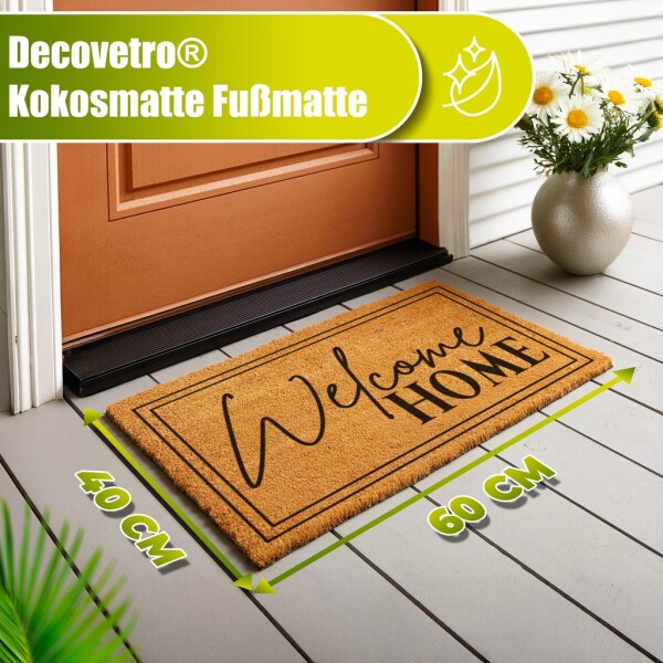 Zerbino Decovetro® Coconut Mat | 40x60 cm | 100% fibre di cocco naturali