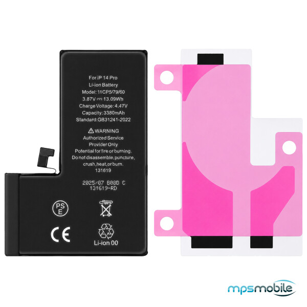 Diagnosable High-Capacity 3380mAh Battery for iPhone 14 Pro
