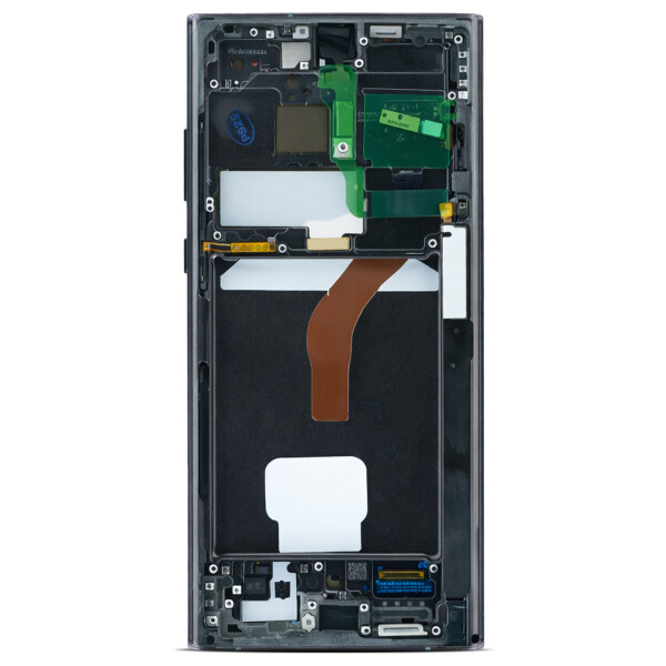 Samsung Display + Rahmen (montiert) S908 Galaxy S22 Ultra schwarz