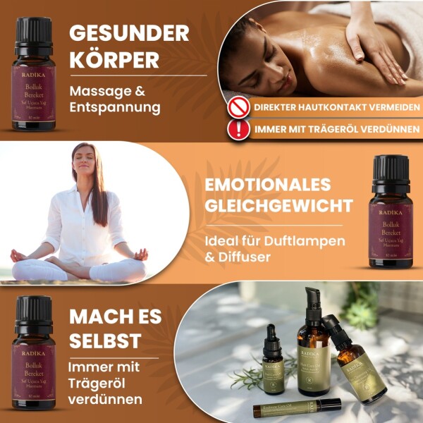 Aromatherapy oil blend, 10 ml, 12 different special essential oils