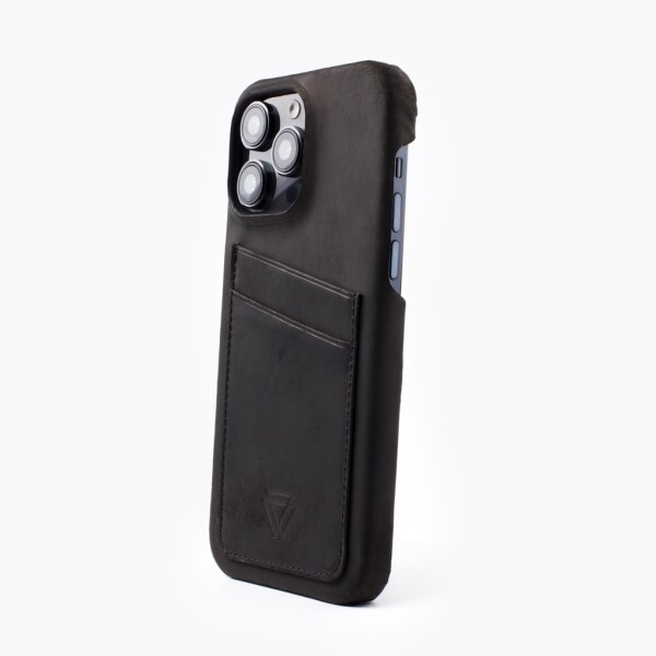 Wachikopa Full Wrap Leather Case for iPhone 13 Pro Max with Card Slots