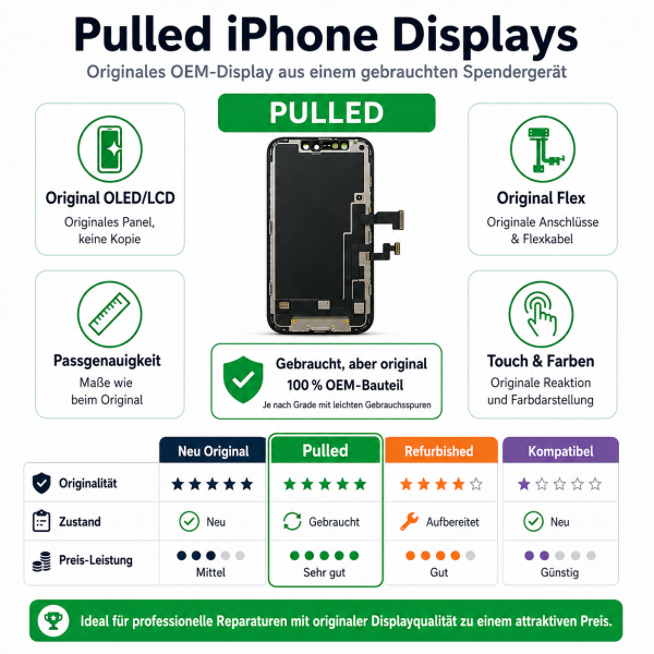 Pulled Original Displayeinheit für iPhone 11