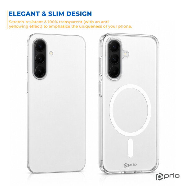 Funda protectora Prio MAG para Samsung S24 Ultra transparente