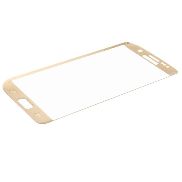 OKMORE 9H Displayschutzglas für Samsung Galaxy S7 gold | Panzerglas