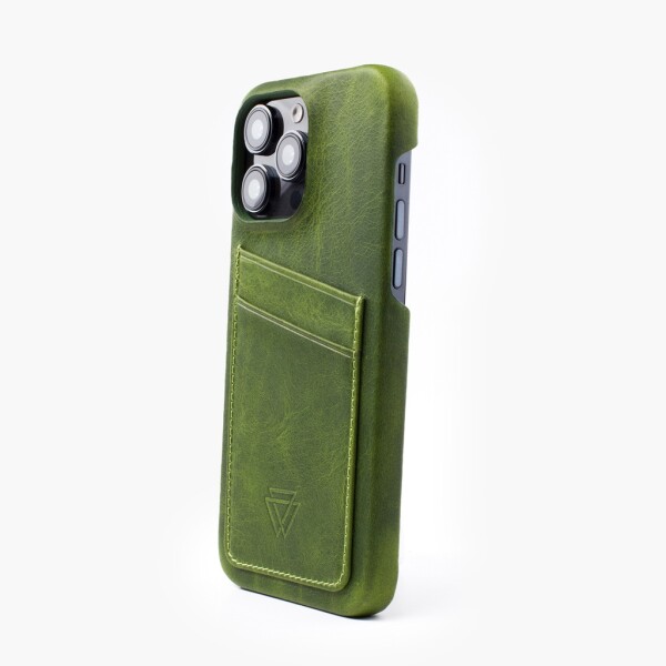 Wachikopa Full Wrap Lederhülle iPhone 13 Pro Max mit Kartenfächern