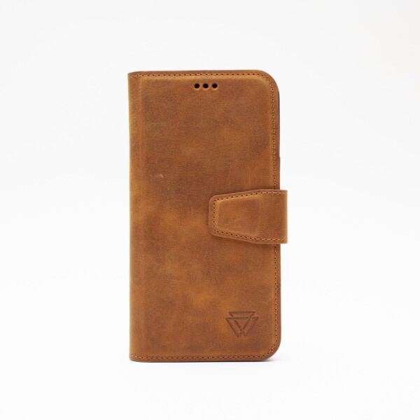 Wachikopa Lederhülle für iPhone 15 Pro Max Kartenfach & Standfunktion