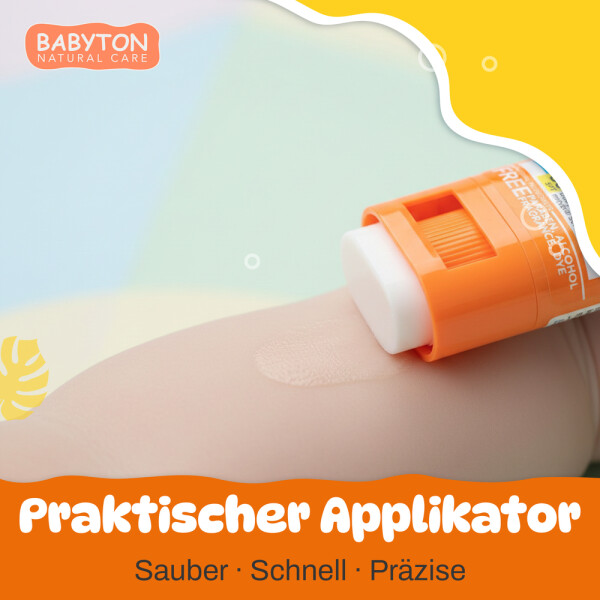 Babyton Kids Sunscreen Stick SPF 30 | Organic, Hypoallergenic, Coconut, Water-resistant