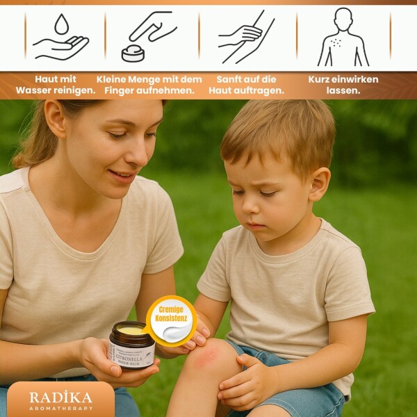 Citronella Repair Balsam natural mosquito bite and itching ointment, organic, 30 g