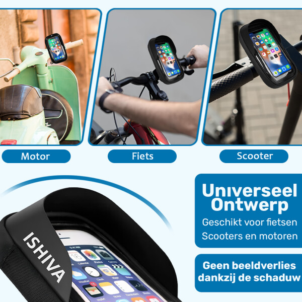 UFUZON Ishiva bicycle, scooter and motorcycle waterproof phone mount