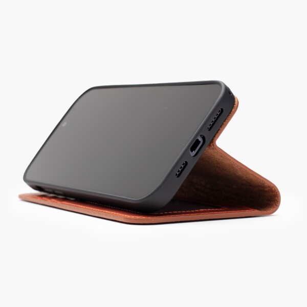 Wachikopa Leather Case for iPhone 16 Card Slot &amp;amp; Stand Function