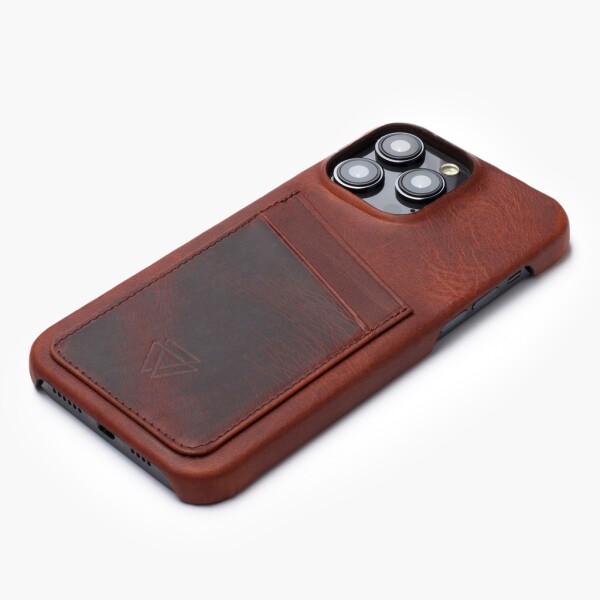 Wachikopa Full Wrap Leather Case for iPhone 13 with Card Slots