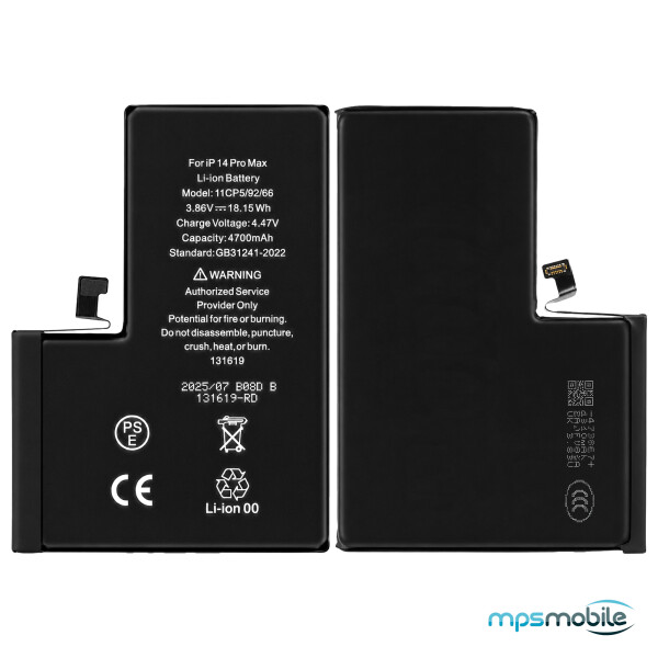 Diagnosable High-Capacity 4770mAh Battery for iPhone 14 Pro Max