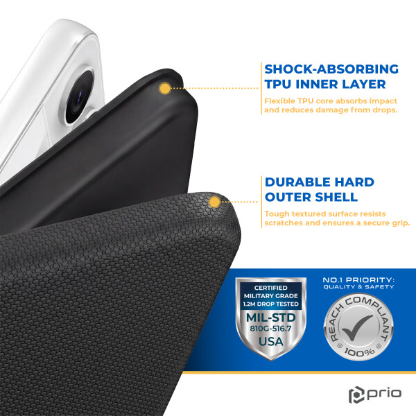 prio Protective Cover for iPhone 14 Plus (6.7in) black