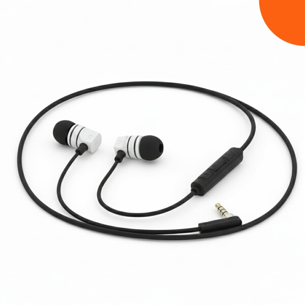 Evelatus EEP01 Kabelgebundene Headset / In-Ear-Kopfhörer mit Mikrofon – Schwarz
