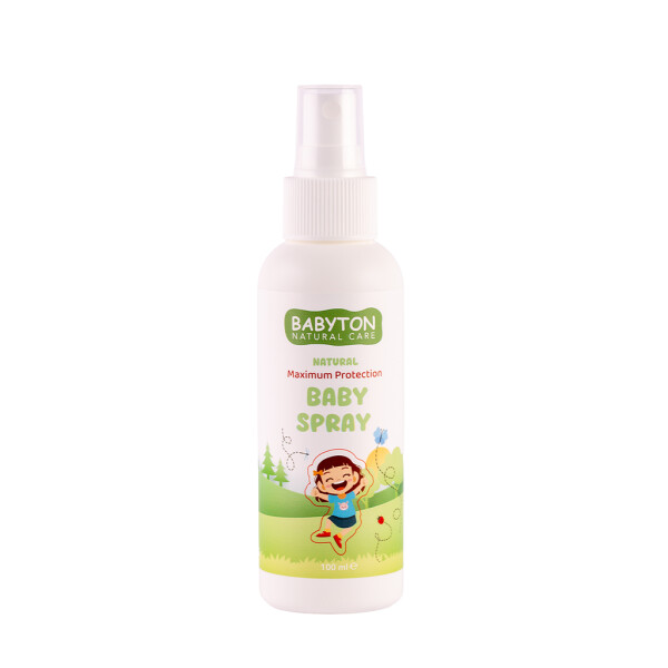 Babyton Organic Protective Baby Spray 100ml – Natural, Vegan, For Sensitive Skin