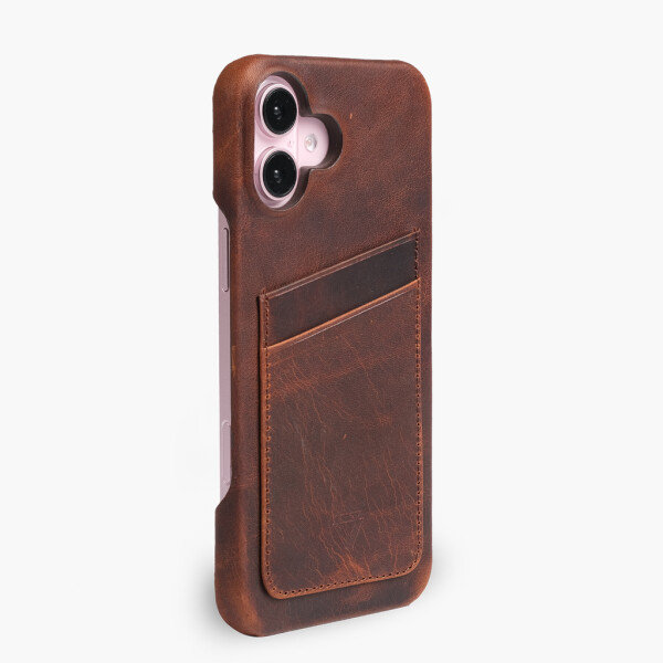 Wachikopa Full Wrap Lederhülle iPhone 17 mit Kartenfächern