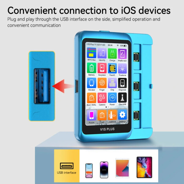 JCID V1S Plus Smart Programmer for iPhone 6-17PM Components Repair (Professional Version)