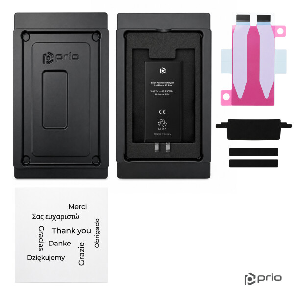 Cellule de batterie prio pour iPhone 15 Plus (sans câble flexible)