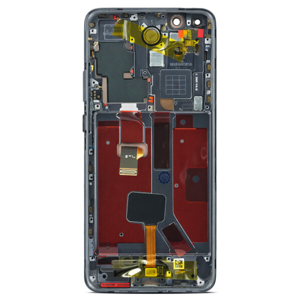 Display (OLED souple) + cadre pour P40 Pro noir