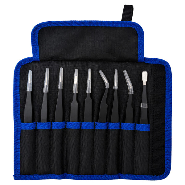 9 in 1 Metal Tweezers Disassemble Tool Kit for iPhone/Samsung/Xiaomi