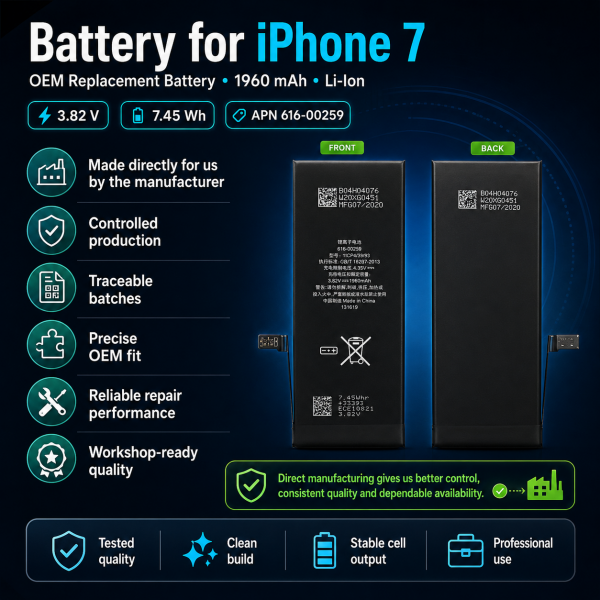 Akku für iPhone 7 (APN: 616-00259)