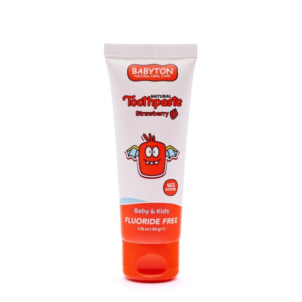 Babyton Natural Toothpaste Tropical Flavor, SLS/Fluoride/Paraben Free 50ml