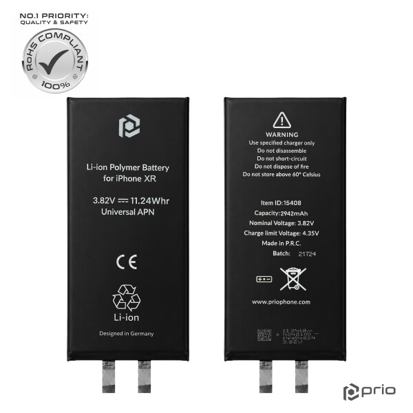 prio Batteria per iPhone XR (senza Flat/Flex-Cable)