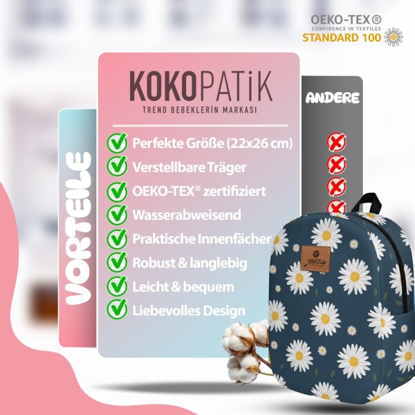 Kokopatik Small Kindergarten Bag Polyester 22x26 cm