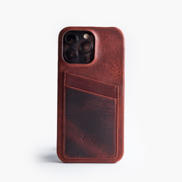Wachikopa Full Wrap Leather Case for iPhone 14 Pro Max with Card Slots