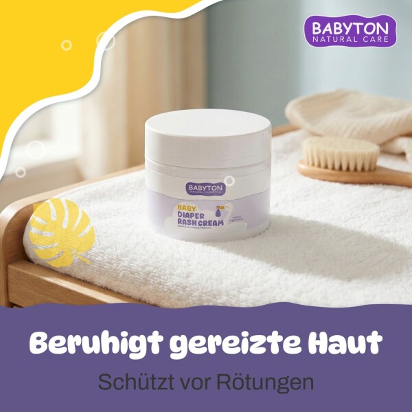 Babyton Baby Diaper Cream 50ml | Natural, gentle & paraben-free